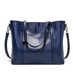 High-Quality Vintage Oil Wax Shoulder Bag for Women Premium Tote & Crossbody Handbag Designer Style Satchel for Everyday Use