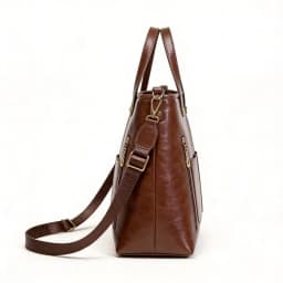 Elegant Black Handbag with Golden Accents Spacious And Versatile Single Tote Shoulder Crossbody Bag for Work Daily Use