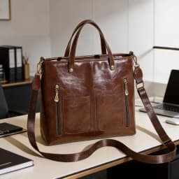 Elegant Black Handbag with Golden Accents Spacious And Versatile Single Tote Shoulder Crossbody Bag for Work Daily Use