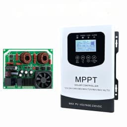 Fully Automatic PV MPPT Charge Controller, Solar Charger Compatible with Multiple Types of Storage Batteries, PV Regulator with RS485 Communication and LCD Touch Screen
