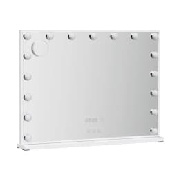 80x60cm Hollywood Vanity Makeup Mirror with LED Light Tabletop White