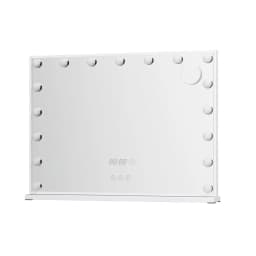 80x60cm Hollywood Vanity Makeup Mirror with LED Light Tabletop White