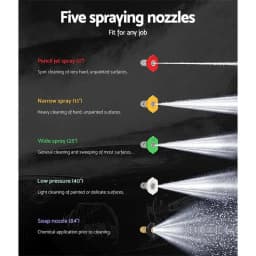Petrol High Pressure Washer with 20M Hose Powerful Outdoor Cleaning Machine