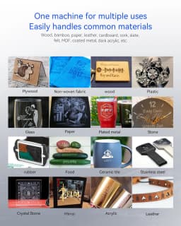 ATOMSTACK SWIFT Portable Laser Engraving Machine 12W 7W Laser Engraver Wood working Tools Diy Dog tags Acrylic Metal 300*300mm CNC Laser Engraver DIY Engraver Cutter WIFI Home Working Tools Kit