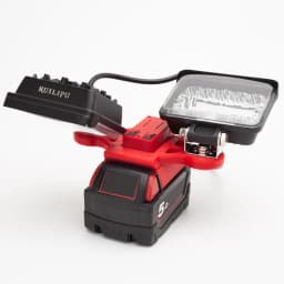 1PCS Portable Cordless LED Working Light For Milwaukee 18V Lithium Battery W/USB Outdoor Work Fishing Handheld Emergency Light(NO Battery)