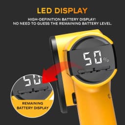 LED Cordless Electric Scissors Rotary Cutter Carton Carpet PC Fabric Leather
