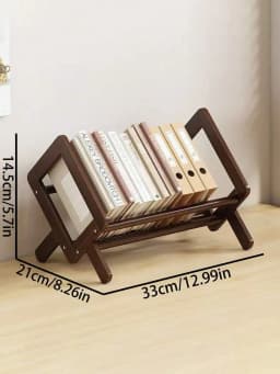 1 Creative, Cross-Category Minimalist Bookshelf: Home Student Desk, Storage Rack, Office Desk, Study Book Storage Rack; Home