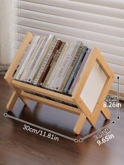 1 Creative, Cross-Category Minimalist Bookshelf: Home Student Desk, Storage Rack, Office Desk, Study Book Storage Rack; Home