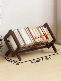1 Creative, Cross-Category Minimalist Bookshelf: Home Student Desk, Storage Rack, Office Desk, Study Book Storage Rack; Home