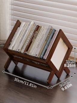 1 Creative, Cross-Category Minimalist Bookshelf: Home Student Desk, Storage Rack, Office Desk, Study Book Storage Rack; Home