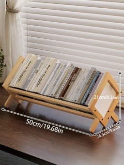 1 Creative, Cross-Category Minimalist Bookshelf: Home Student Desk, Storage Rack, Office Desk, Study Book Storage Rack; Home