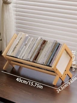 1 Creative, Cross-Category Minimalist Bookshelf: Home Student Desk, Storage Rack, Office Desk, Study Book Storage Rack; Home
