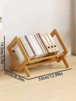 1 Creative, Cross-Category Minimalist Bookshelf: Home Student Desk, Storage Rack, Office Desk, Study Book Storage Rack; Home