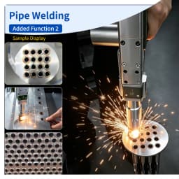 2000W 7 in 1 Laser Battery Welding Stiffener Welding Laser Cleaning Cutting Welding Machine for Metal Handheld Laser Welder