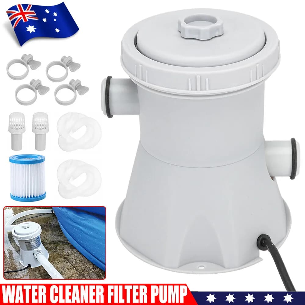 Electric Swimming Pool Filter Pump Water Cleaning Pump Above Ground 300 gal/hr