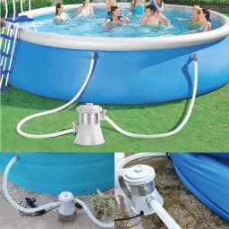 Electric Swimming Pool Filter Pump Water Cleaning Pump Above Ground 300 gal/hr