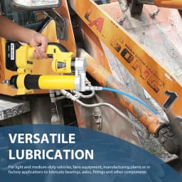 Cordless Electric High Pressure Grease Gun with 2 5.5Ah Battery For Makita 18V
