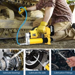 Cordless Electric High Pressure Grease Gun with 2 5.5Ah Battery For Makita 18V