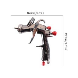 1.3mm R500 Air Paint Spray Gun 600cc Cup Professional Pneumatic Sprayer for Auto Body Sheet‑Metal Top Coat Painting