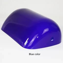 Green/Blue/Amber/White color BANKER Table LAMP glass replacement shade cover