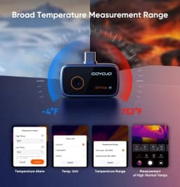 GW192A GW340 Infrared Thermal Imager Inspection Repair Thermographic Camera New Thermal Imaging Camera for Android iPhone