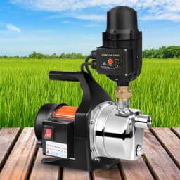 1500W High Pressure Garden Water Pump for Farm Irrigation Tank Rain Water Transfer Black