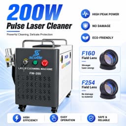 300W JPT Mopa Pulsed Laser Cleaning Machine Portable Laser Cleaner No Damage Material for Metal Wood Rust Oil Paint Removal