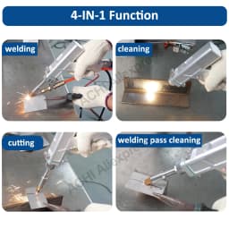 Air Cooling Laser Welding Machine 2000W SUP28F 4 in1 Welding Cleaning Cutting Laser Welder Machine for Carbon Steel Alloy Laser Welding Machine AU Shipping