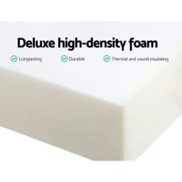 Foldable Single Foam Mattress Green Portable Tri Fold Sleeping Pad for Home Travel Guest Use