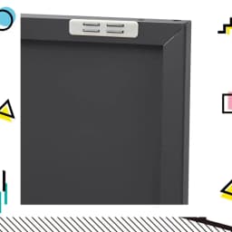 Industrial Metal Buffet Sideboard Storage Cabinet Charcoal Matt Finish with Shelves for Dining Room Kitchen Living Room
