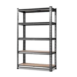1.5M Heavy Duty Garage Shelving Warehouse Storage Rack Steel Pallet Racking Charcoal Shelf