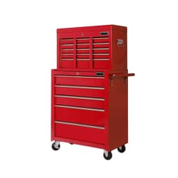 14 Drawer Tool Box Cabinet Chest Mechanic Garage Storage Trolley Red Heavy Duty Mobile Tool Organizer Cabinet