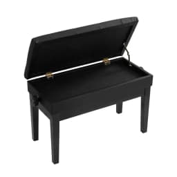 Adjustable Height Piano Bench Stool Padded Keyboard Seat Foldable Heavy Duty Music Chair Stable Non Slip Foot Pads