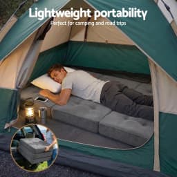 Foldable Single Foam Mattress 15cm Portable Guest Bed Camping Mat Sofa Cushion Lightweight Sleep Pad
