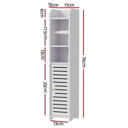 2 Pack Bathroom Cabinet Toilet Roll Holder 76cm Wall Mounted Toilet Tissue Holder Storage Rack For Bathroom Organizers