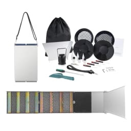 VEVOR 50" 12" Complete Sluice Box Gold Panning Kit Aluminum Alloy Gold Mining Equipment 23/16 PCS Gold Prospecting Kit
