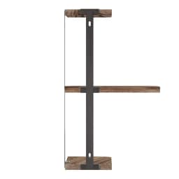 Floating Wall Shelf 3 Tier Rustic Wood Storage Organizer for Living Room Bedroom Kitchen Bathroom Display Shelf Mounted Decor