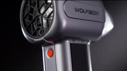 WOLFBOX MF400 Leaf Blower High-Velocity Brushless Motor, 3 Modes Including Powerful Turbo for Patio/Garage/Debris/Car Dryer