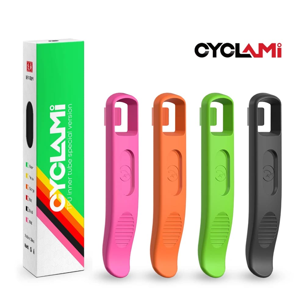 CYCLAMI 2 Pcs Road Bike MTB Bicycle Tire Pry Bar for All Sizes of Tires Very Hard and Reusable Ultralight Wheel Repair Tool