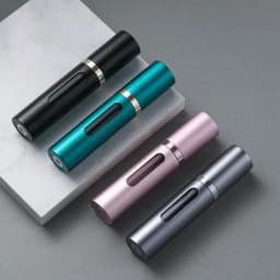 5ml Glass Refillable Perfume Bottle with Spray Scent Pump Portable Travel Empty Cosmetic Containers Mini Spray Atomizer Bottle