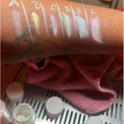 6Colors/Set Aurora Mermaid Chrome Nail Powder White Pearl Irridescent Mica Powder Chameleon Glitter Unicorn Chrome Nails Powder