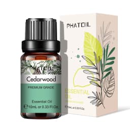 PHATOIL 10ml Essential Oils Pure Natural For Diffuser Aromatherapy Eucalyptus Bergamot Vanilla Aroma Oil for Candles Soap Making