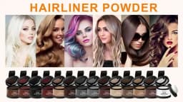 Hair Line Powder 4g Black Root Cover Up Natural Instant Waterproof Hairline Shadow Powder Hair Concealer Coverage 14 Color