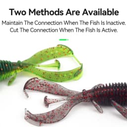 KINGDOM Soft Lure 63mm 76mm Floating Shrimp Bait TPE Lure Realistic Shrimp Worm Soft Bait for Bass Trout Saltwater Fishing