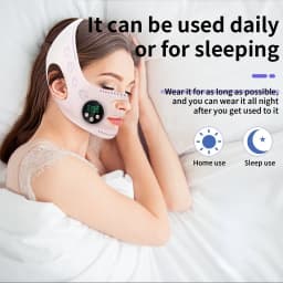 EMS Head Massage Face Relaxation USB Charging Facial Slimming Strap Face Lifting Reduce Double Chin Cheek Lift Up Face Thin Mask