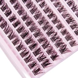 Lash Clusters 120pcs Cluster Lashes 8-16mm Wispy Individual Lashes Extensions Natural Look Lashes D Curl Fluffy Cluster Lashes