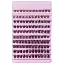 Lash Clusters 120pcs Cluster Lashes 8-16mm Wispy Individual Lashes Extensions Natural Look Lashes D Curl Fluffy Cluster Lashes