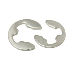 200pcs/304 Stainless Steel E-Shaped Open Snap Ring, C-Shaped Retaining Ring, E-Shaped Retaining Ring for Shaft