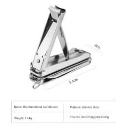 Multi-purpose Kit Manicure Tools Multi-purpose Nail Clippers 5-In-1 Nail Clippers Folding Stainless Steel Nail Clippers Keychain