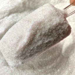 50g/bag White Iridescent Powder Nail Glitter 0.2mm Ultra Fine Glitter Dust Holographic Rainbow Chrome Pigment Iridescent Glitter